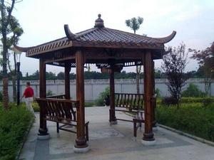 乐山防腐木凉亭